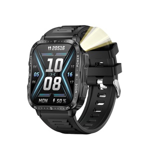 KT79 Outdoor Sports Smart Watch Square Large Screen GPS Navigation 3ATM