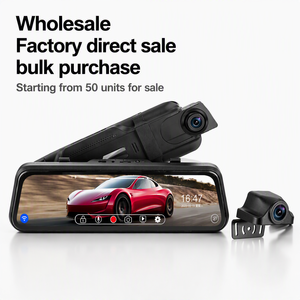 4K IPS Touch Screen Car Mirror 9.66 inch