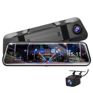 9.66 Inch Touch Screen Rearview Mirror Dual Lens