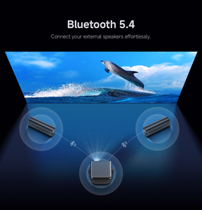 L018AR 1080P Smart Projector Android 14 Wi-Fi6 Bluetooth 5.4